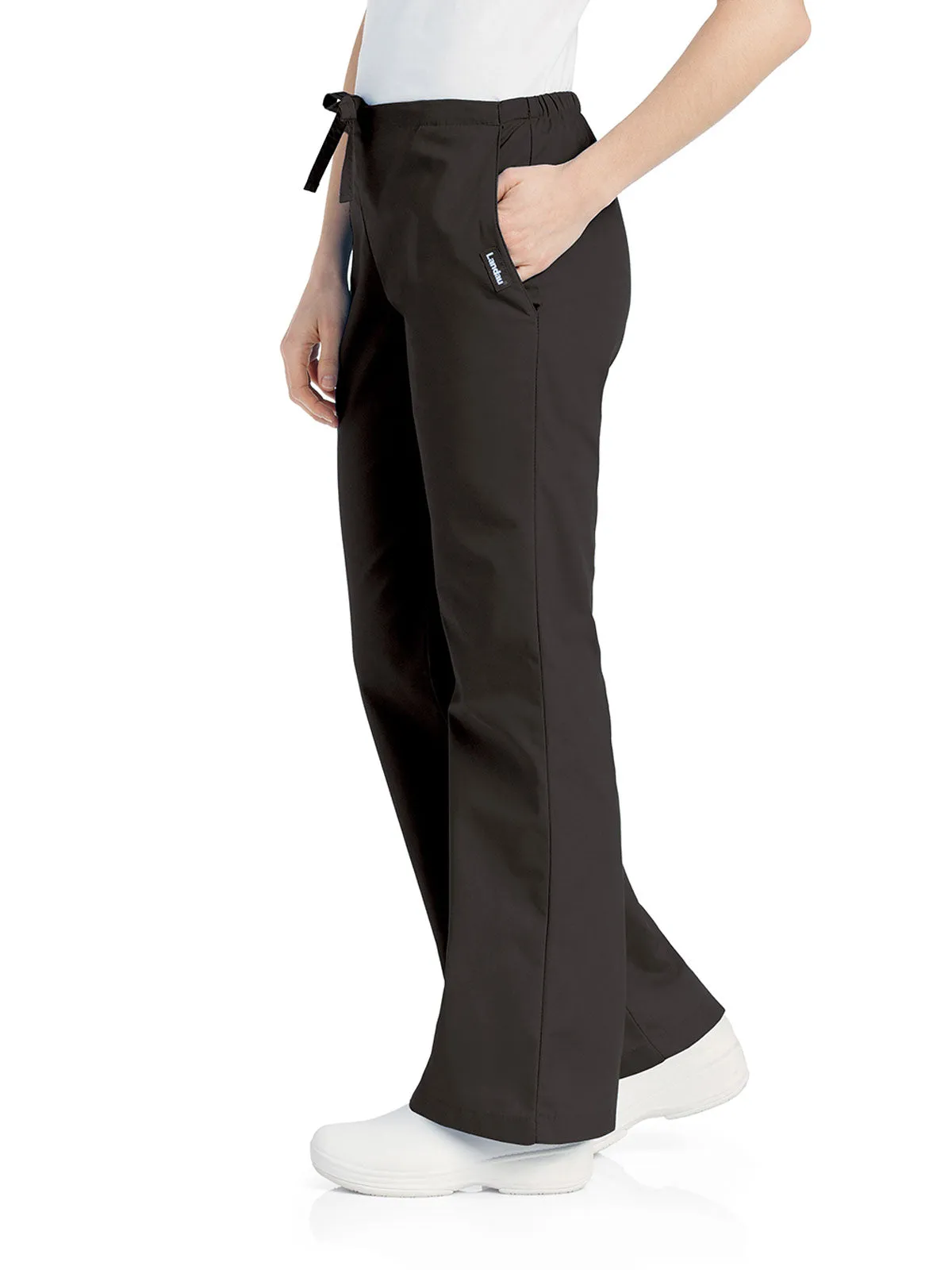 Essentials - Women's Natural Fit Flare Leg Scrub Pants