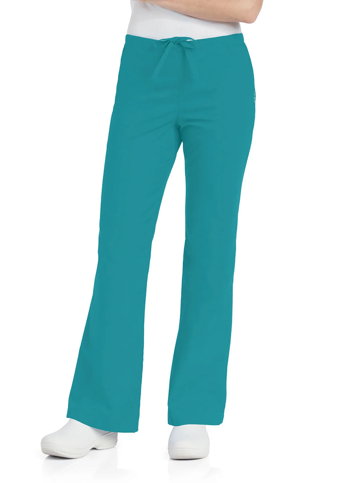 Essentials - Women's Natural Fit Flare Leg Scrub Pants