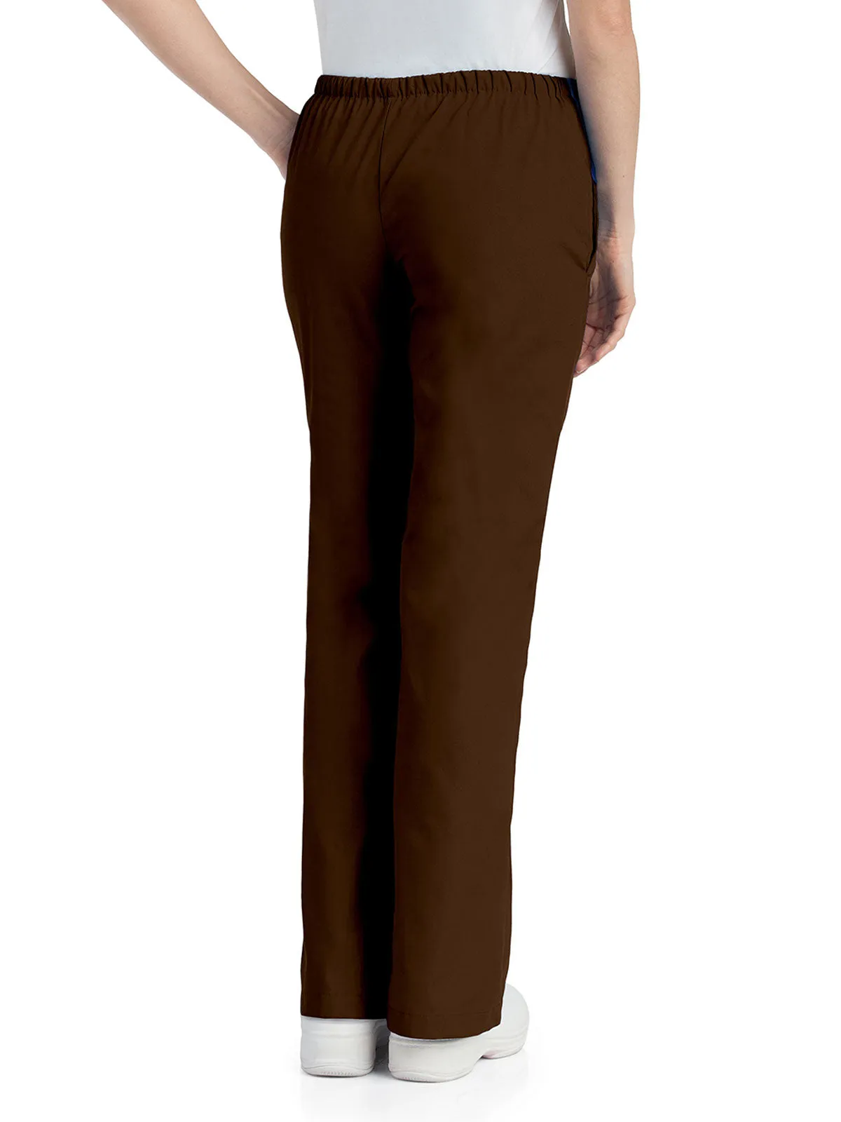 Essentials - Women's Natural Fit Flare Leg Scrub Pants
