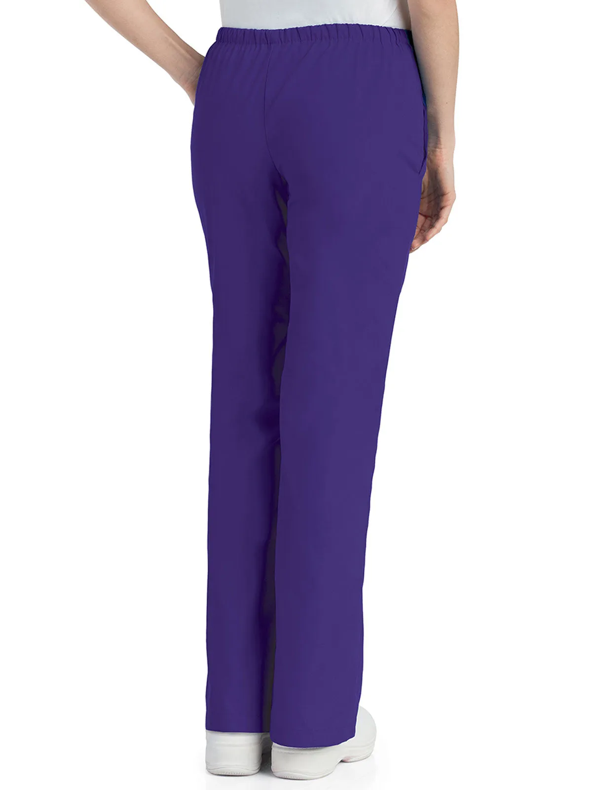 Essentials - Women's Natural Fit Flare Leg Scrub Pants