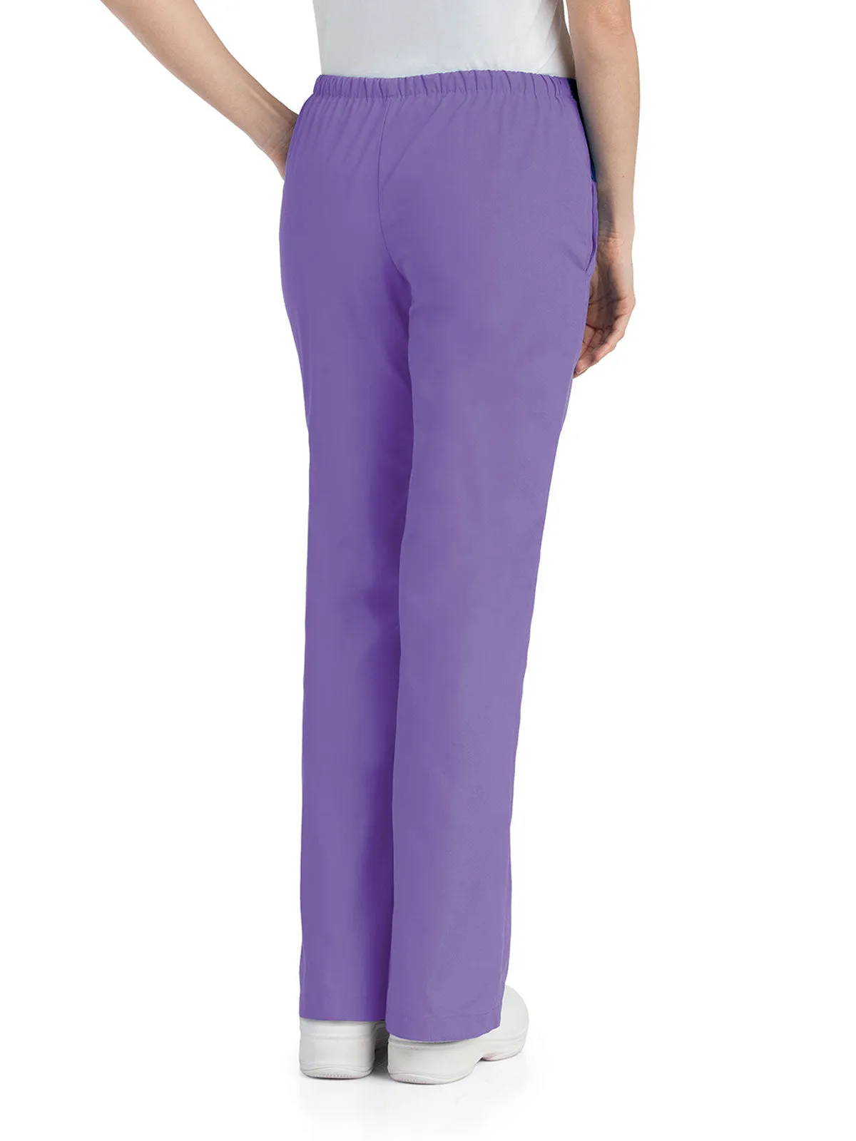 Essentials - Women's Natural Fit Flare Leg Scrub Pants