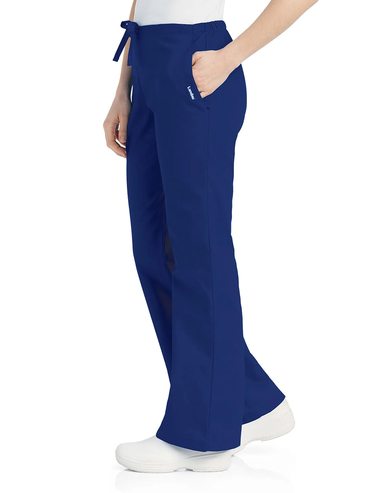 Essentials - Women's Natural Fit Flare Leg Scrub Pants