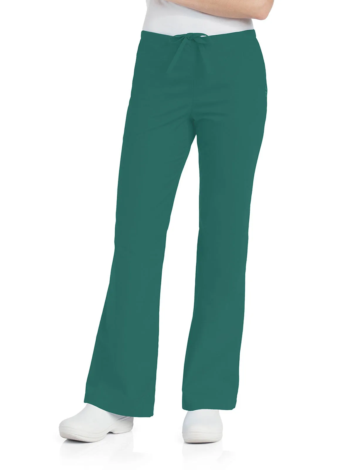 Essentials - Women's Natural Fit Flare Leg Scrub Pants