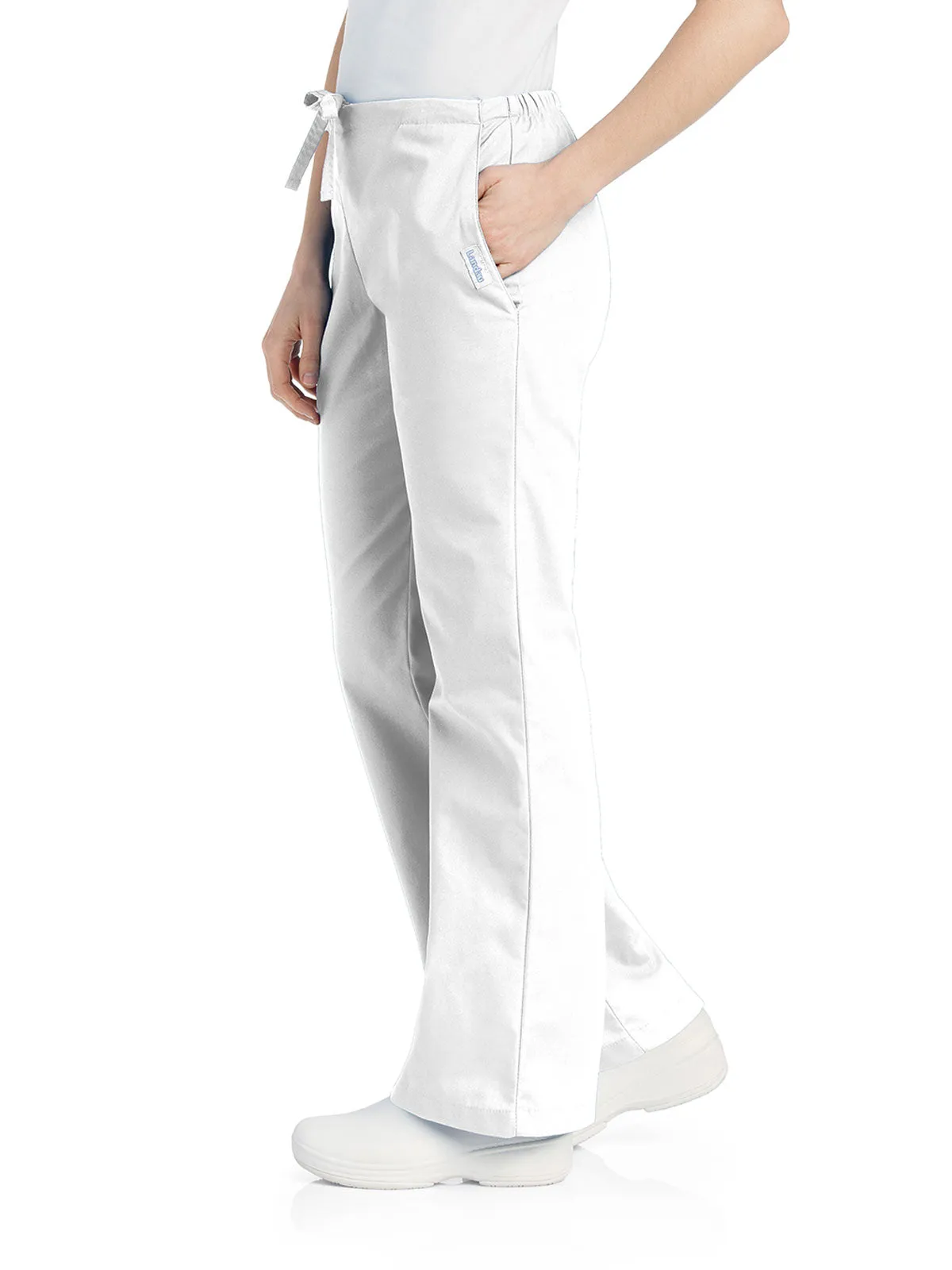 Essentials - Women's Natural Fit Flare Leg Scrub Pants