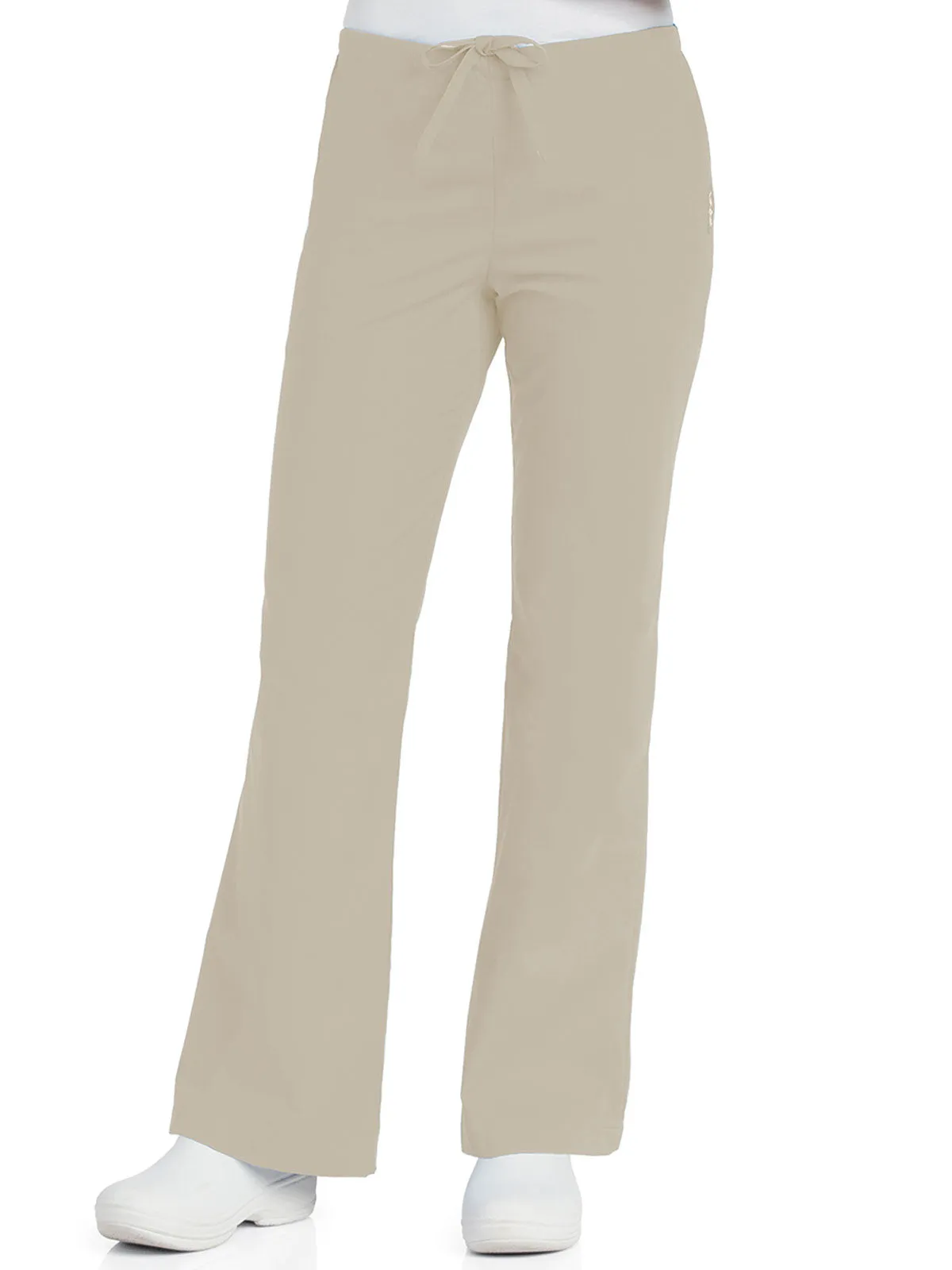 Essentials - Women's Natural Fit Flare Leg Scrub Pants