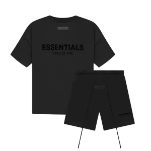 Fear of God Essentials Black Limo Summer set
