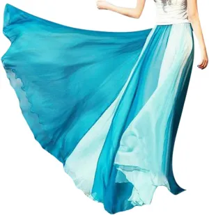 Flowy Boho Skirts for Women Retro Maxi Skirt Summer Beach Floral Skirt Plus Size Pleated Skirt Hawaiian Vacation Outfits