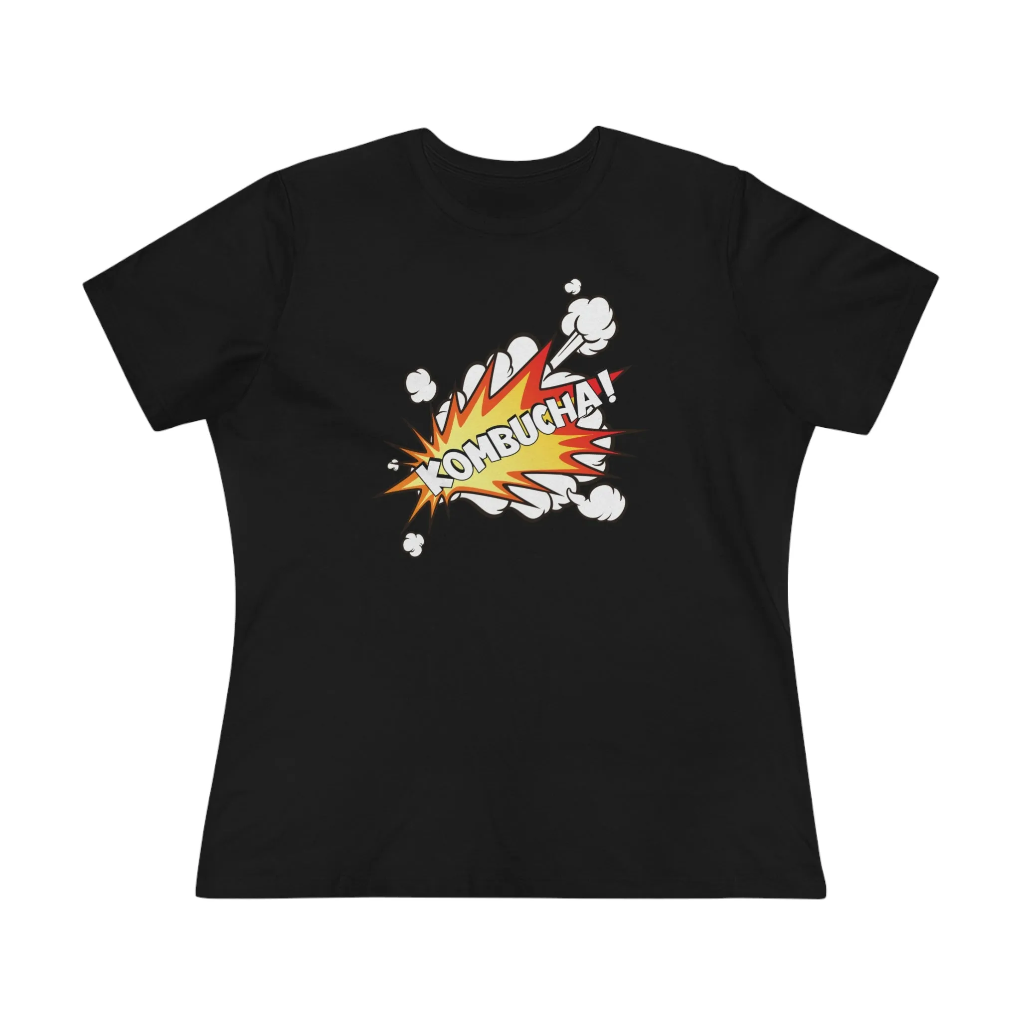 Foodie Pharmacology "Kombucha!" Women's Relaxed Fit Premium Tee