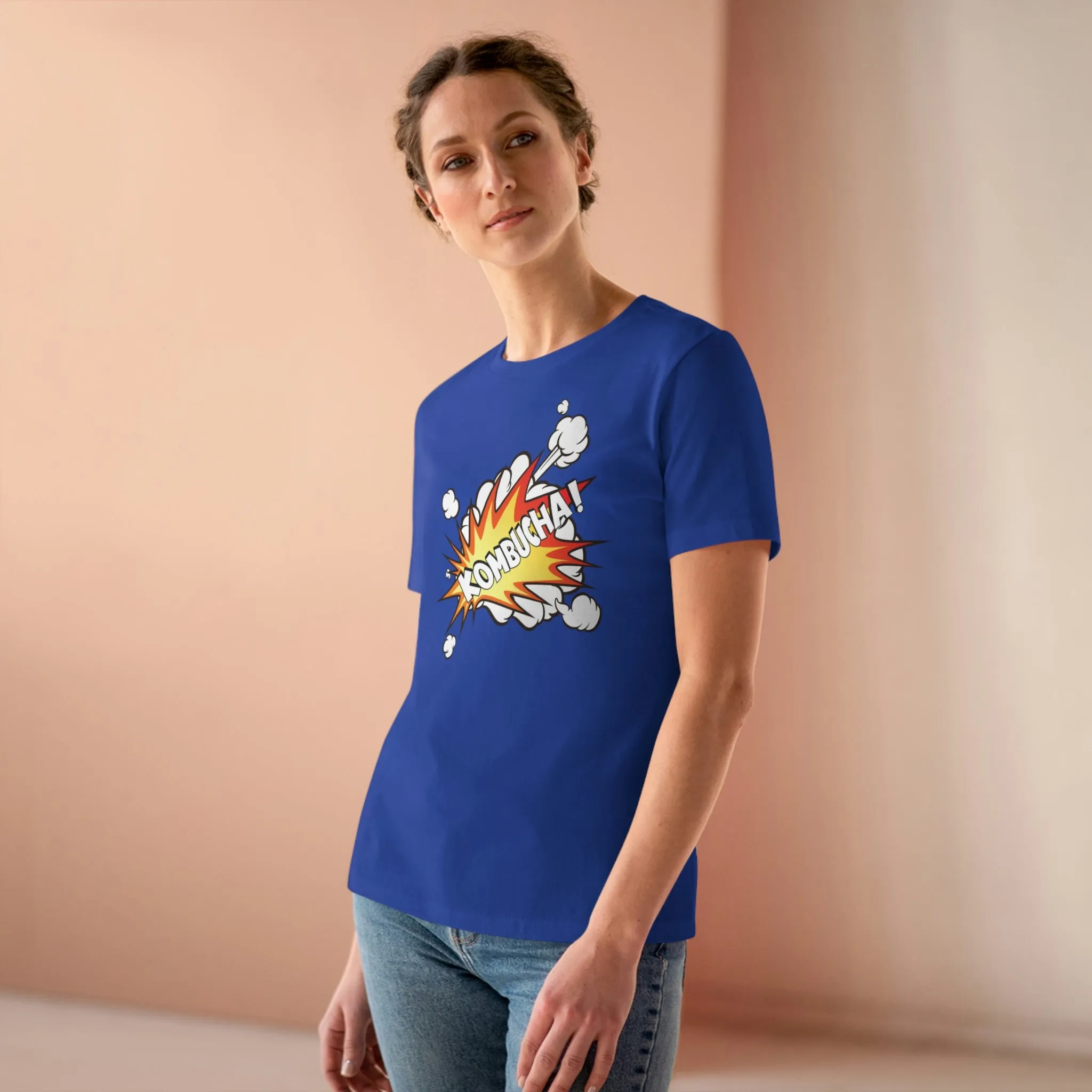 Foodie Pharmacology "Kombucha!" Women's Relaxed Fit Premium Tee