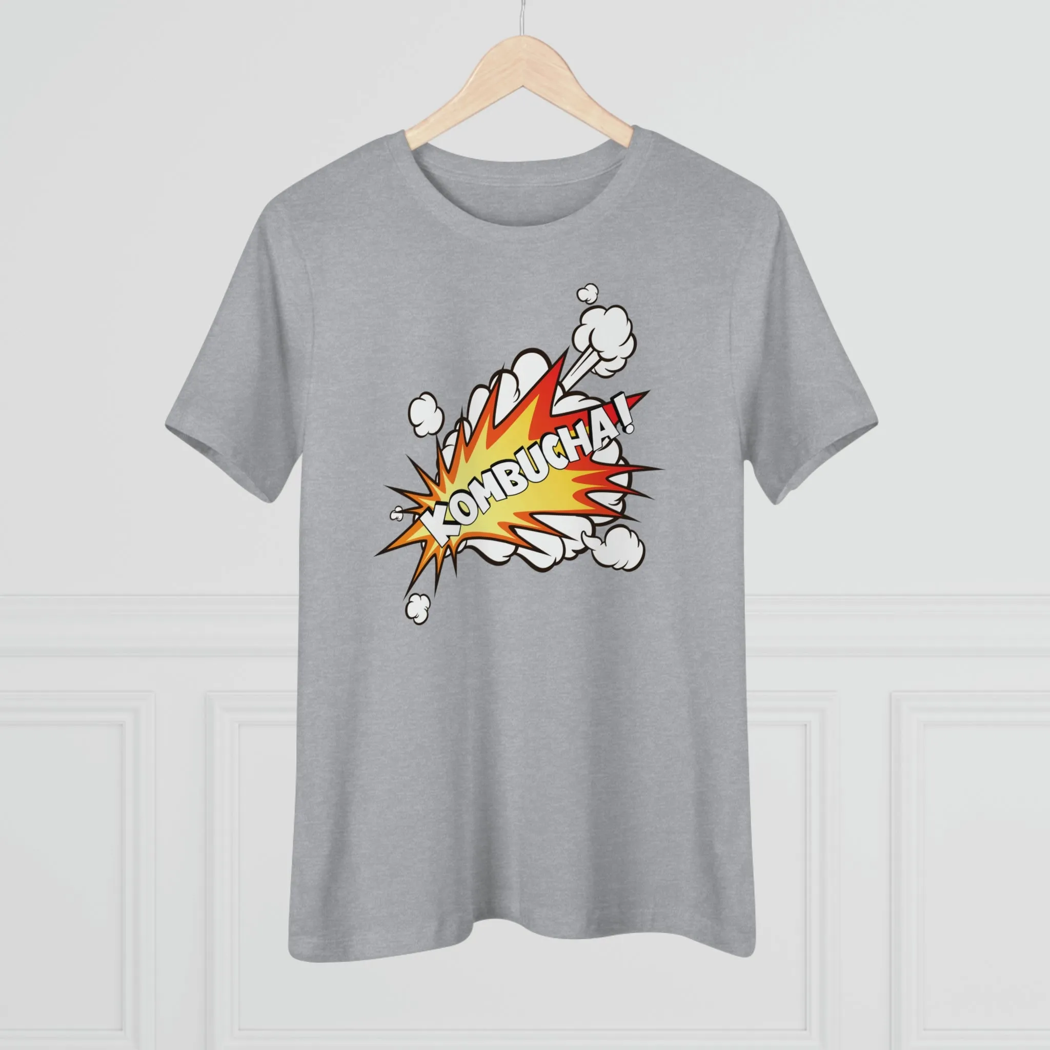 Foodie Pharmacology "Kombucha!" Women's Relaxed Fit Premium Tee