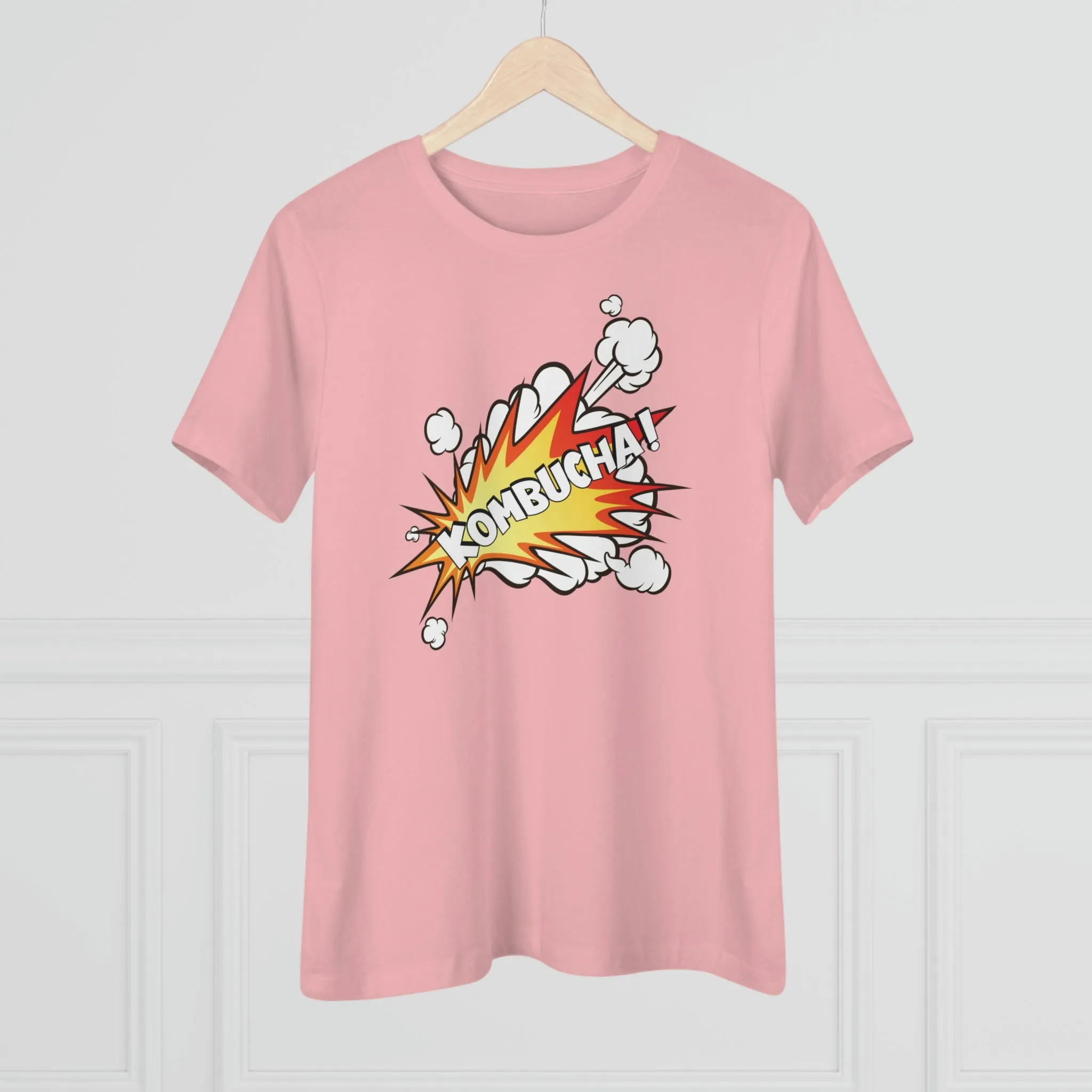 Foodie Pharmacology "Kombucha!" Women's Relaxed Fit Premium Tee
