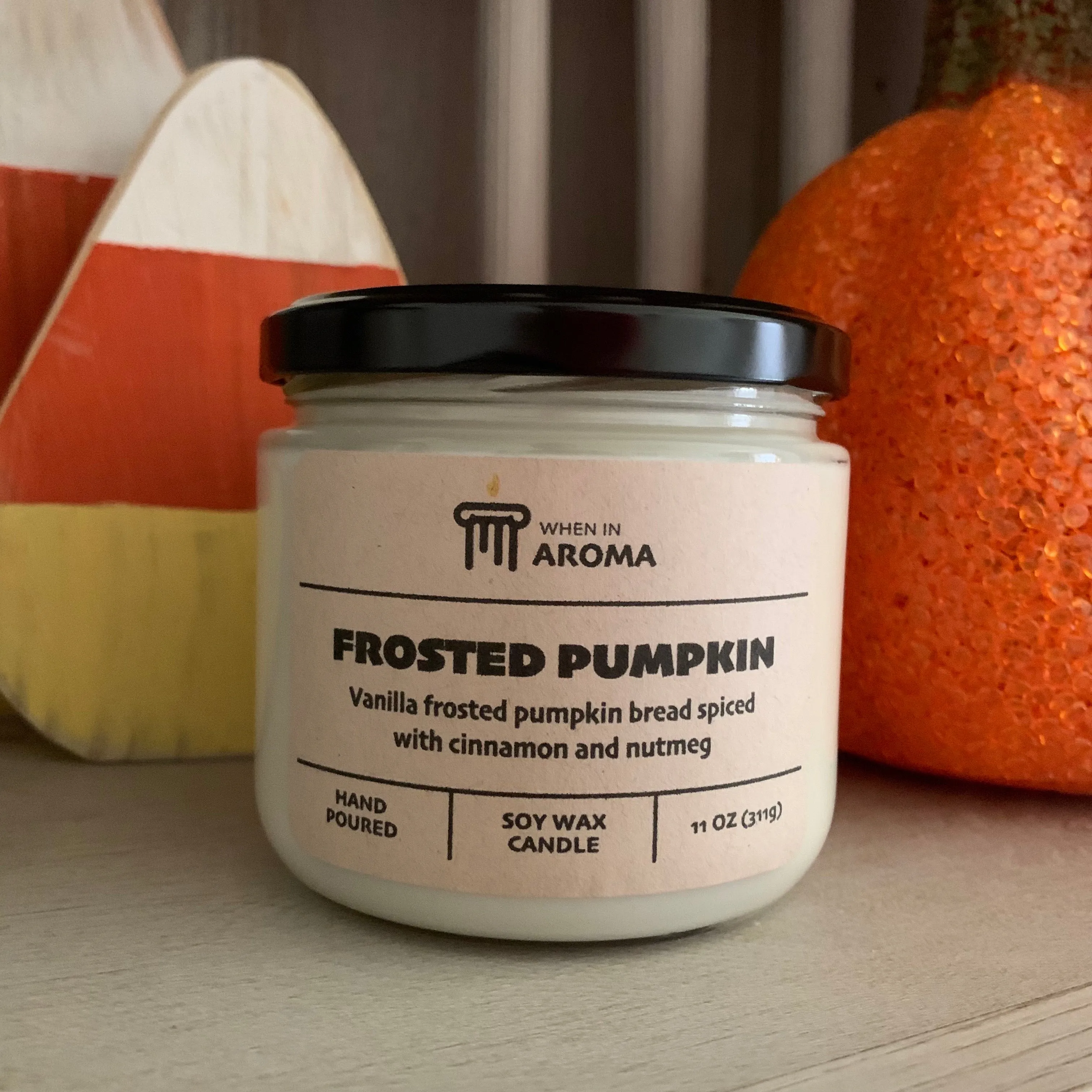 Frosted Pumpkin Soy Candle