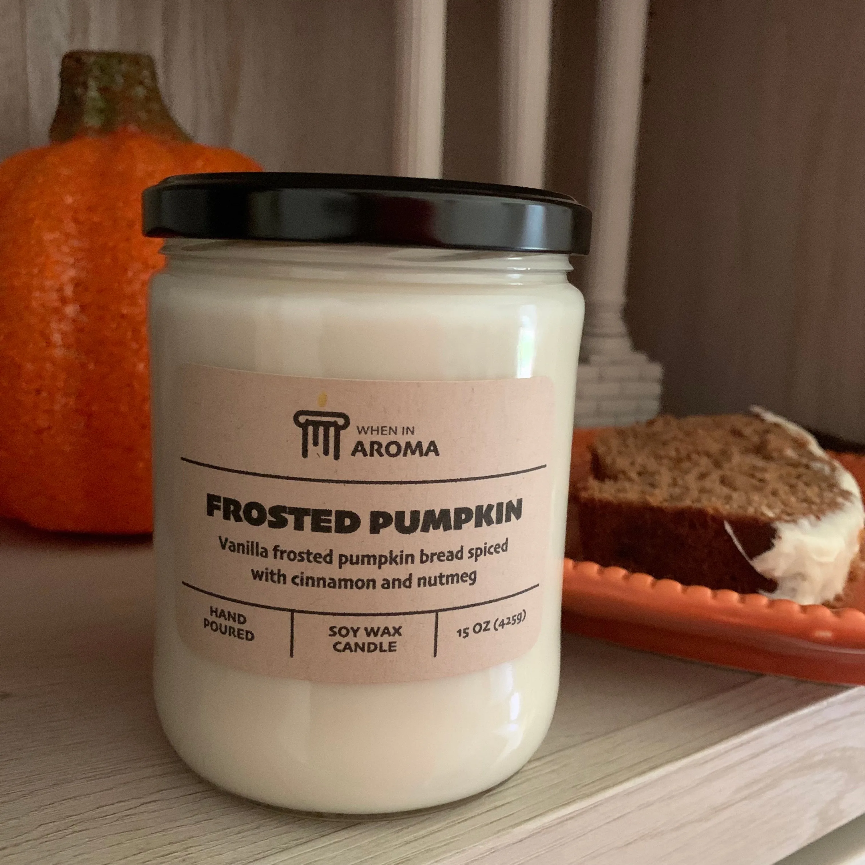 Frosted Pumpkin Soy Candle