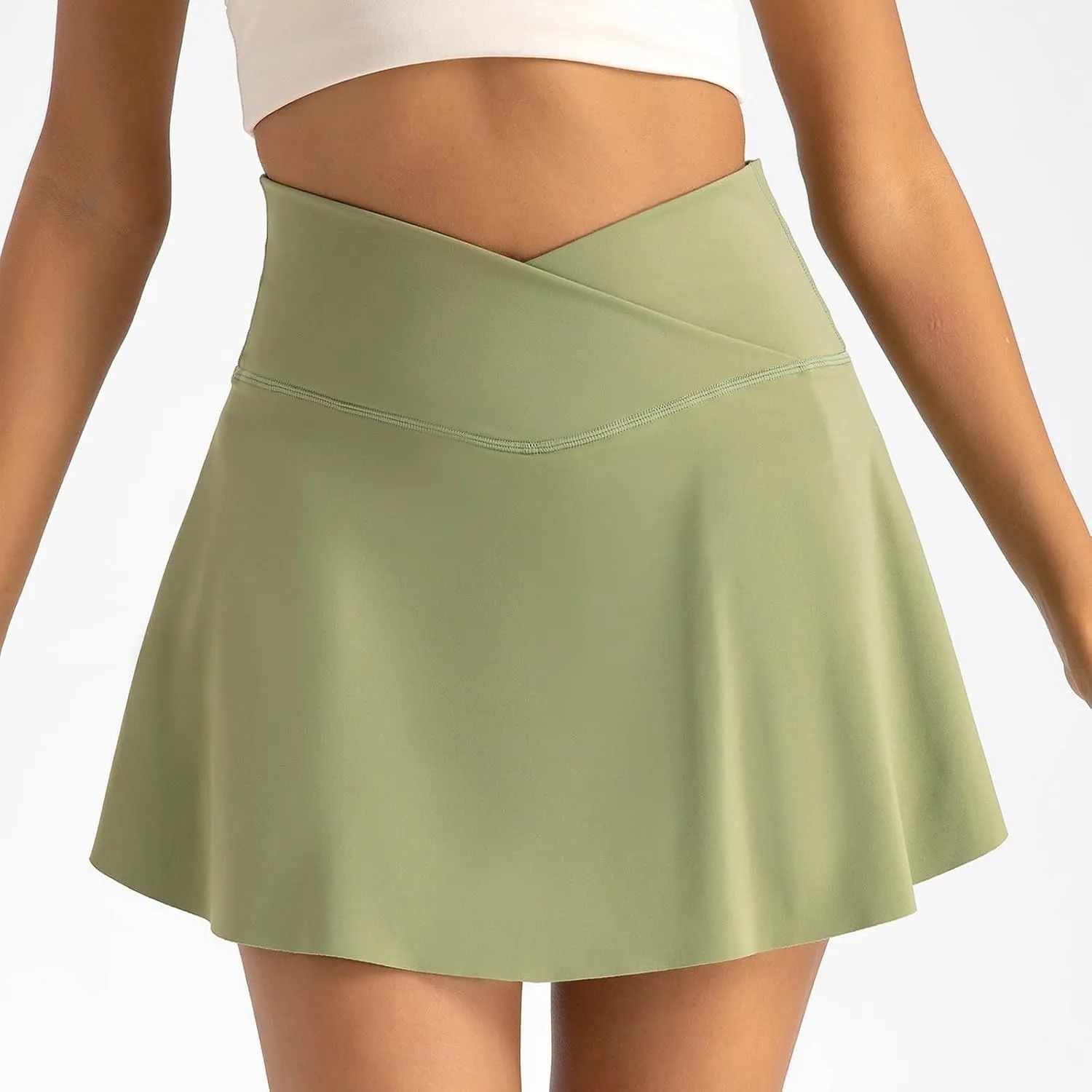 FZVYD Women Tennis Skirts with Pockets High Waisted Golf Skirt Athletic Skorts Pleated Mini Skirt Workout Sport Pickleball