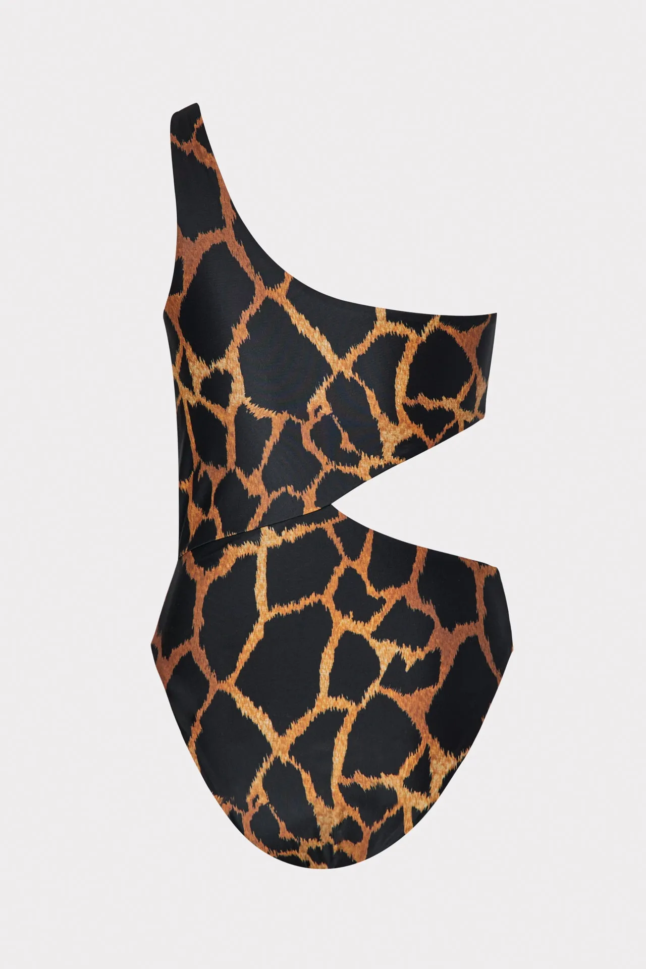 Giraffe Print Miranda One Piece Cutout