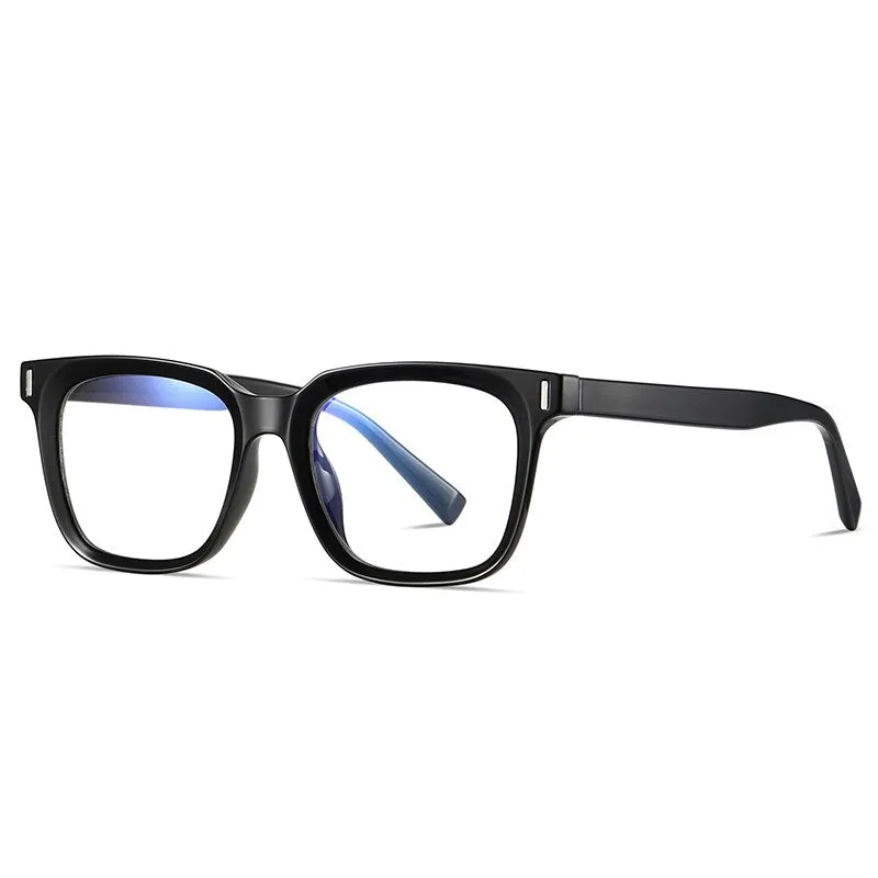 Gmei Unisex Full Rim TR 90 Titanium Square Frame Eyeglasses 2091