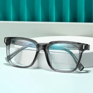 Gmei Unisex Full Rim TR 90 Titanium Square Frame Eyeglasses 2091