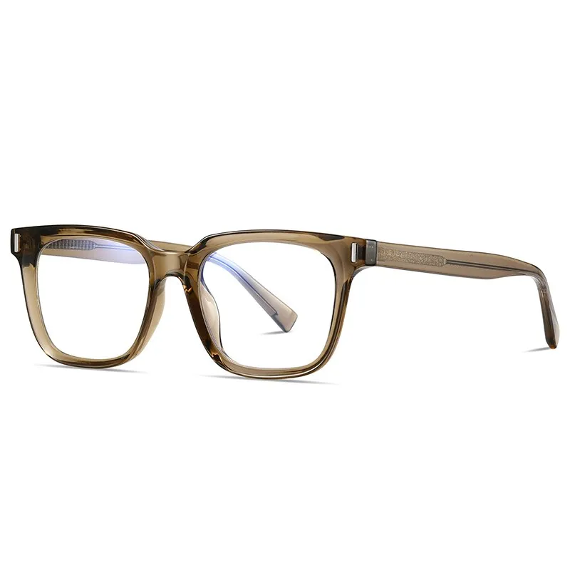 Gmei Unisex Full Rim TR 90 Titanium Square Frame Eyeglasses 2091