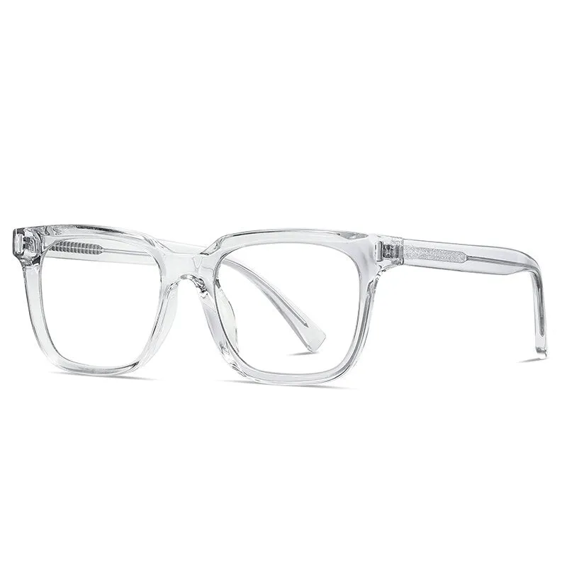 Gmei Unisex Full Rim TR 90 Titanium Square Frame Eyeglasses 2091