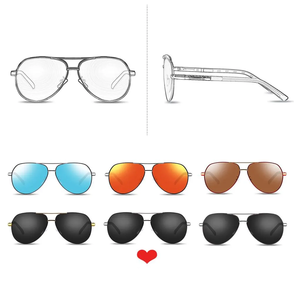 Hot Style Polarized Mirror Sunglasses