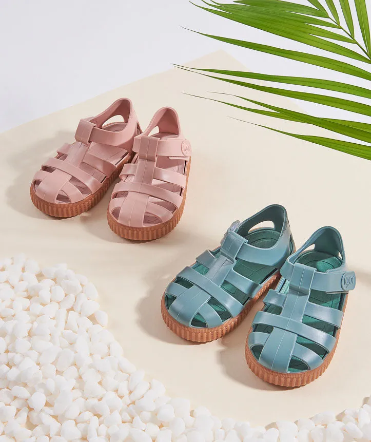 Igor Nico Rose Pink Kids Jelly Sandals Caramelo Maquillaje