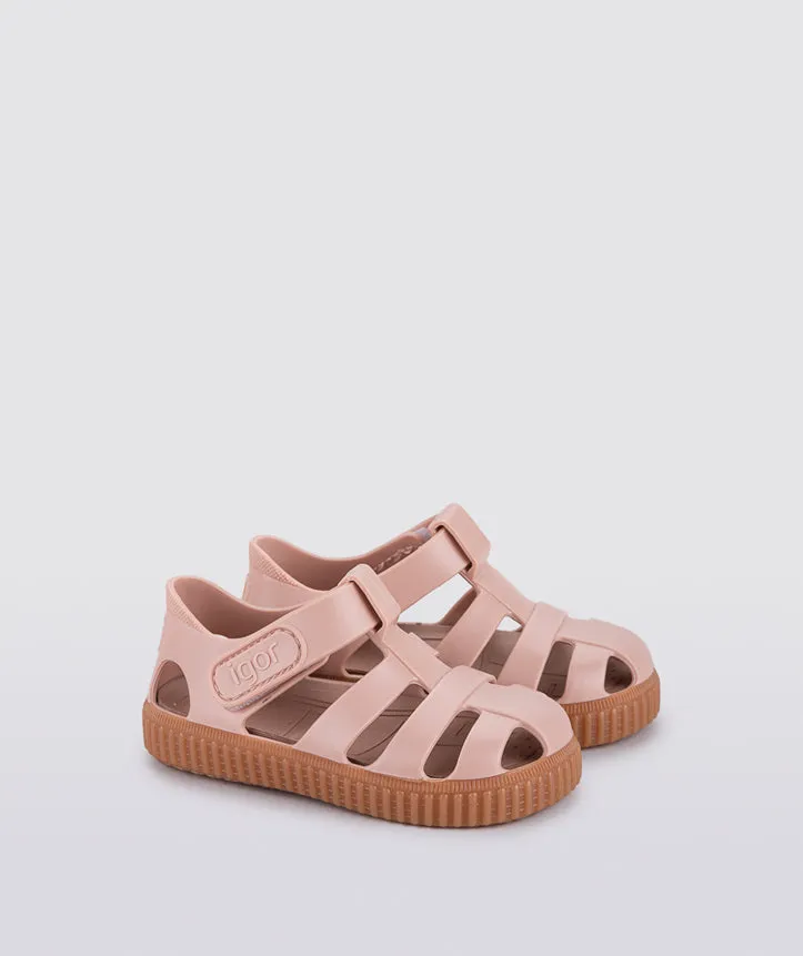 Igor Nico Rose Pink Kids Jelly Sandals Caramelo Maquillaje