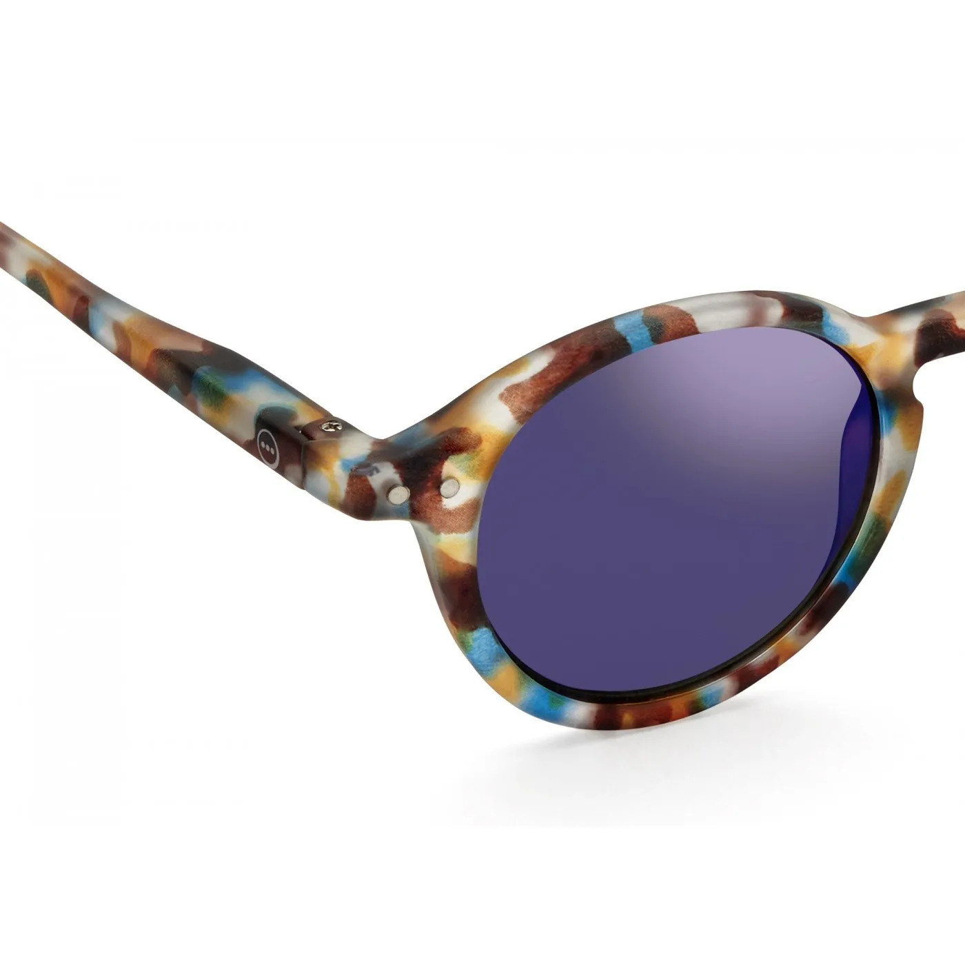 IZIPIZI #D SUN JUNIOR (Children 5-10 Years) Blue Tortoise Mirror
