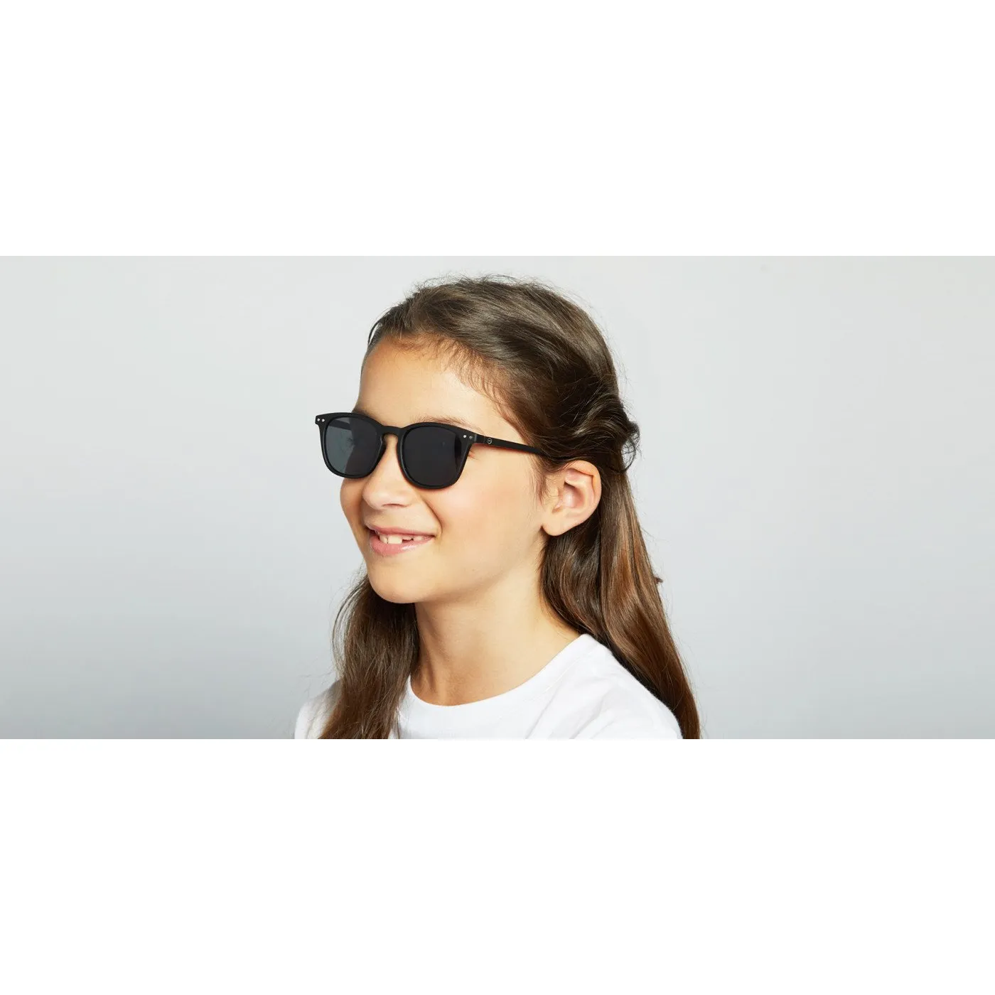 IZIPIZI #E SUN JUNIOR (Children 5-10 Years) Black Kids Sunglasses