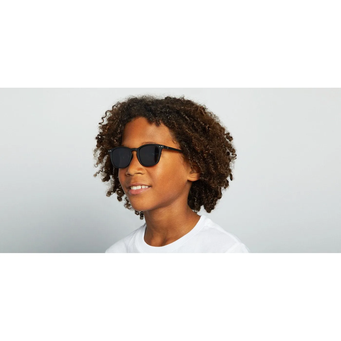 IZIPIZI #E SUN JUNIOR (Children 5-10 Years) Black Kids Sunglasses