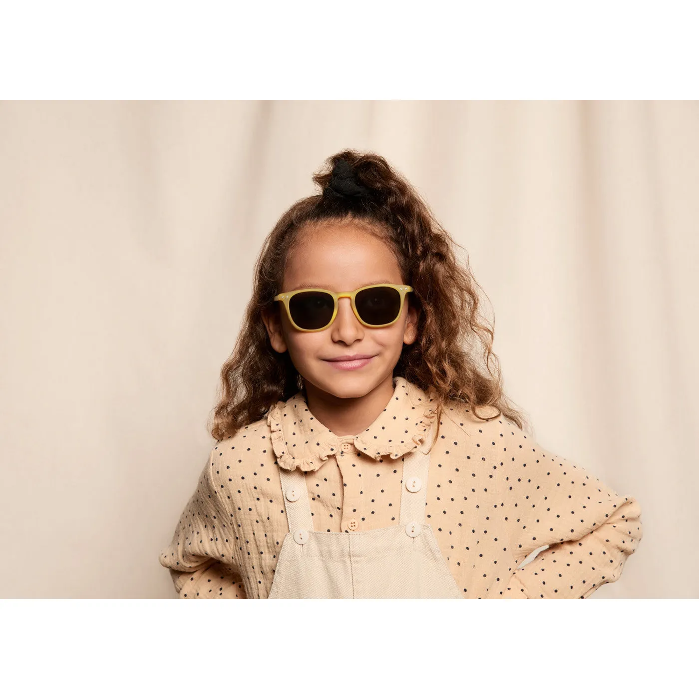 IZIPIZI #E SUN JUNIOR (Children 5-10 Years) Blue Tortoise Mirror Kids Sunglasses