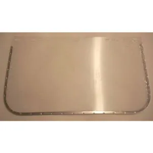 Jackson style 8 x 12 Clear Metal Bound Grinding Face Shield Window