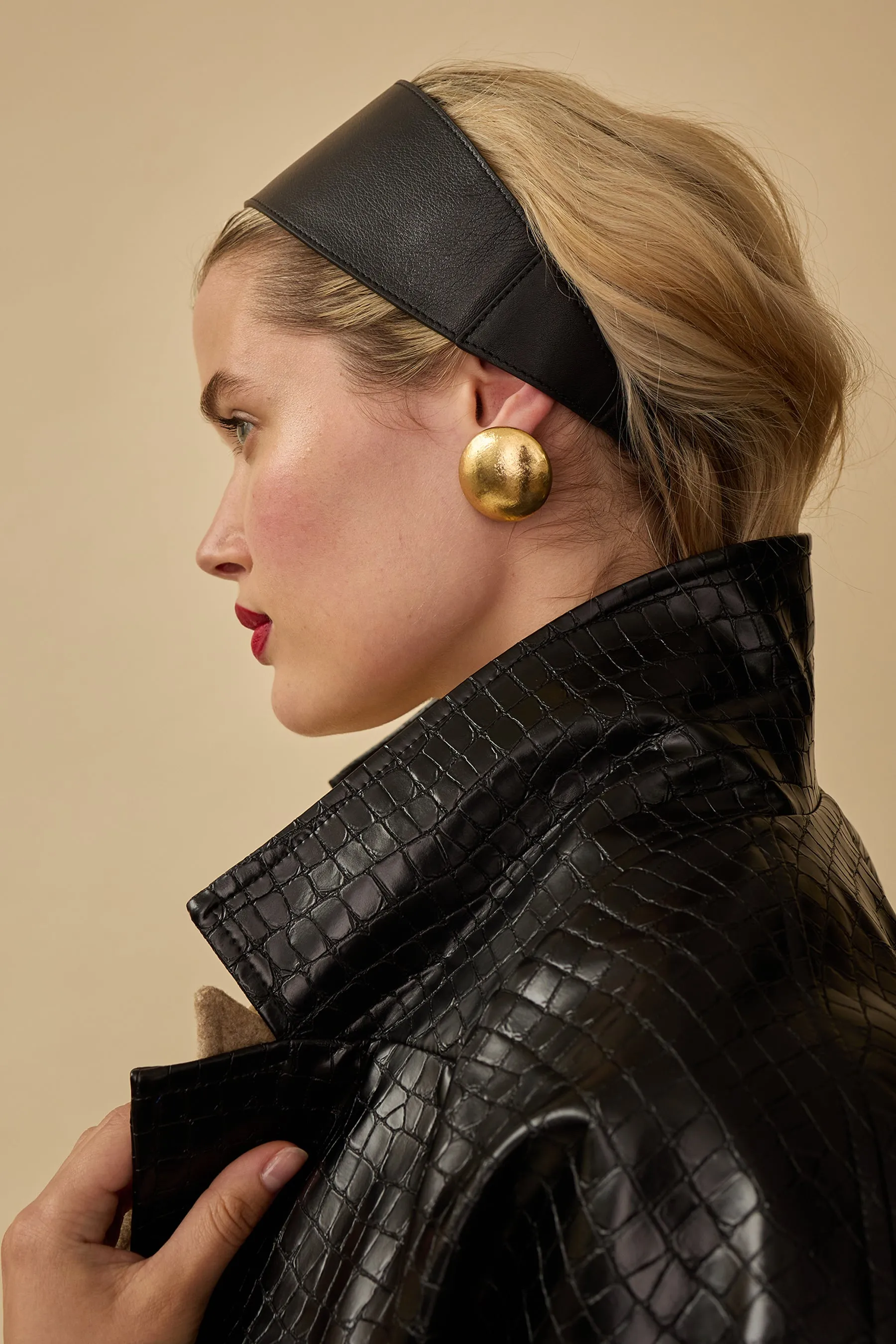Kelly Dome Stud Earrings