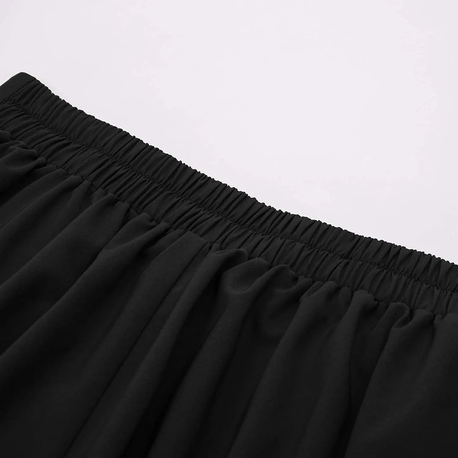 KUIOLYPOER Women Vintage Skirt High Waist Pleated Skirt Women's Ankle Length High Waist A-Line Flowy Long Maxi Skirt