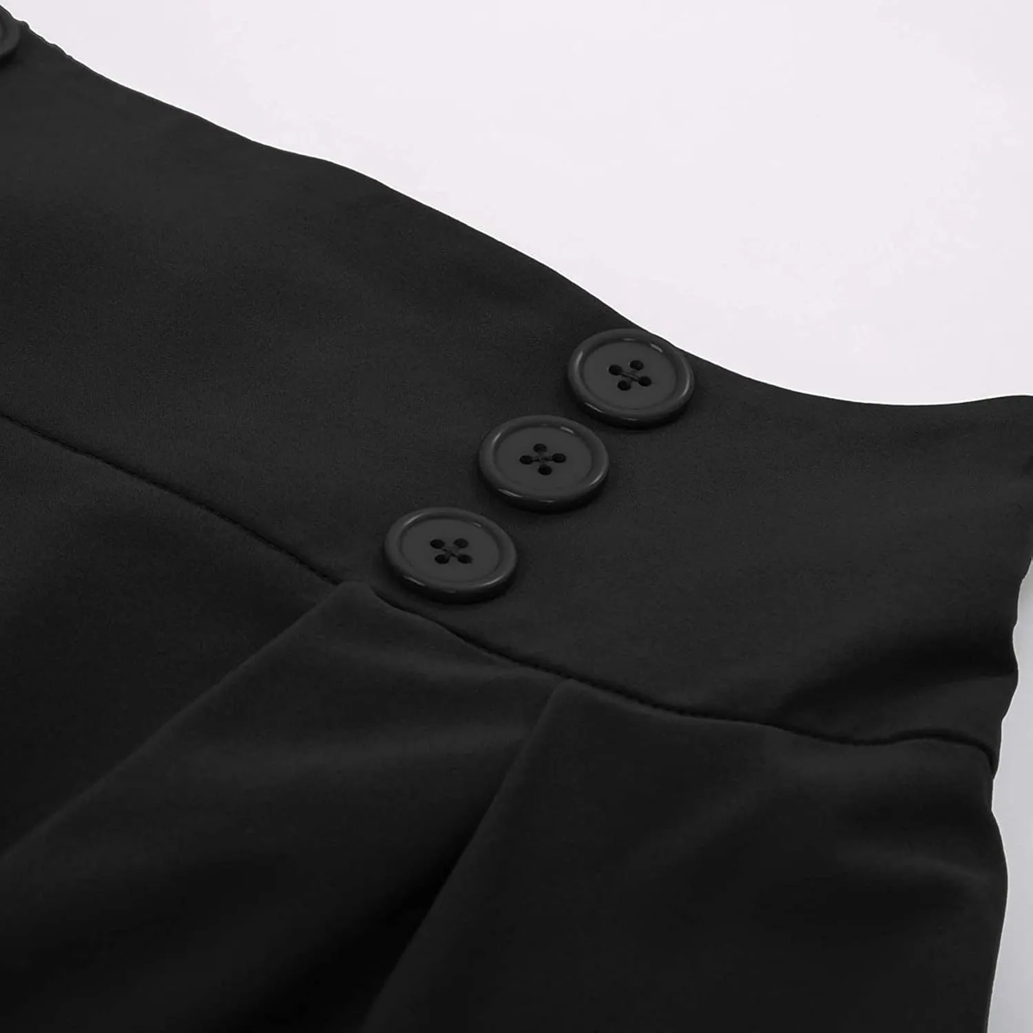KUIOLYPOER Women Vintage Skirt High Waist Pleated Skirt Women's Ankle Length High Waist A-Line Flowy Long Maxi Skirt