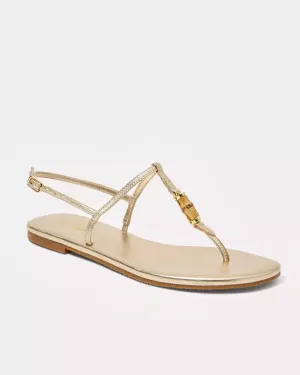 Leena Sandal - Gold Metallic