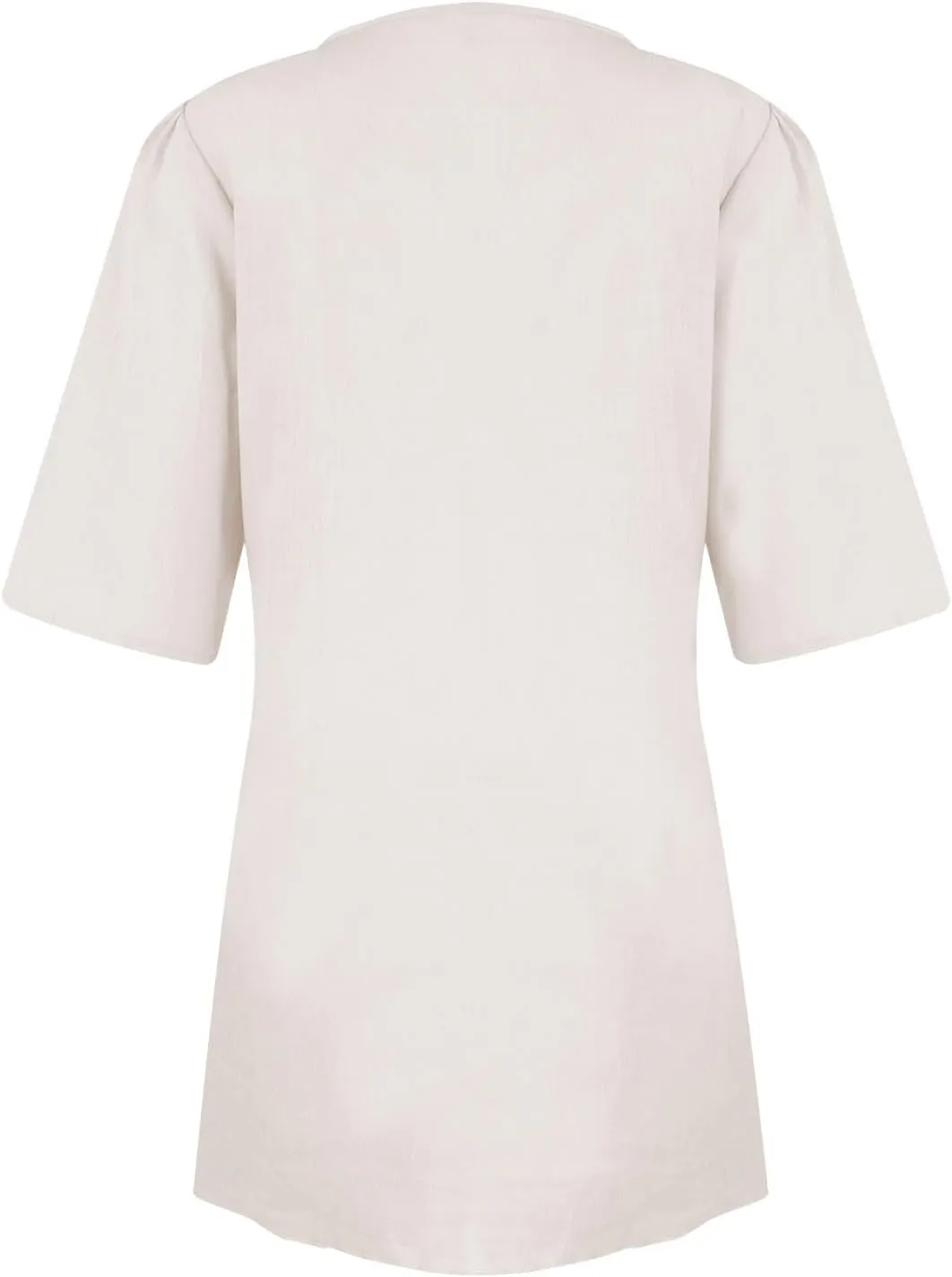 Linen Dresses for Women 2024 Summer Vacation Wrap Dress Loose Fit Tie Waist V Neck Casual Short Dresses