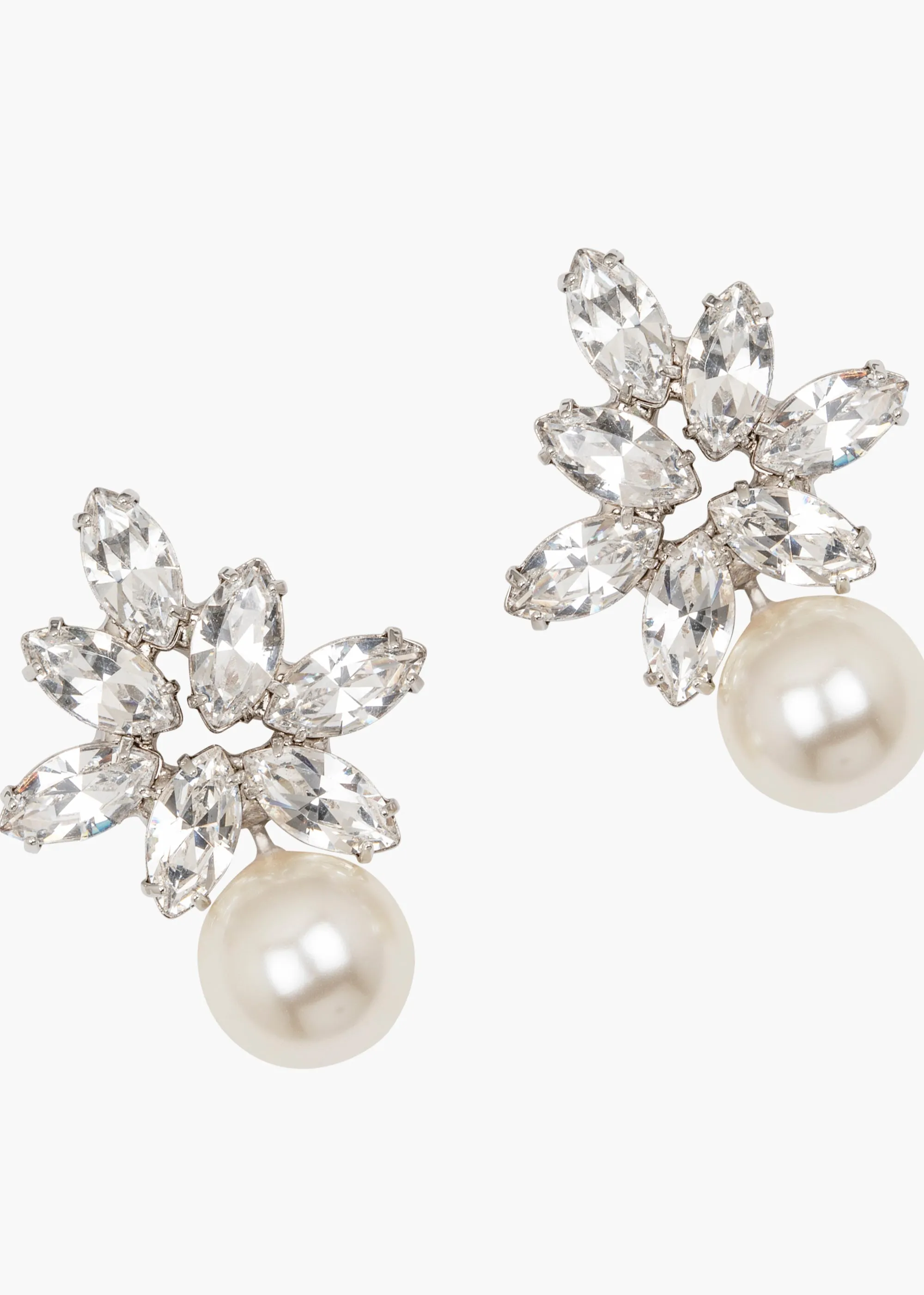 Liza Earrings -- Crystal