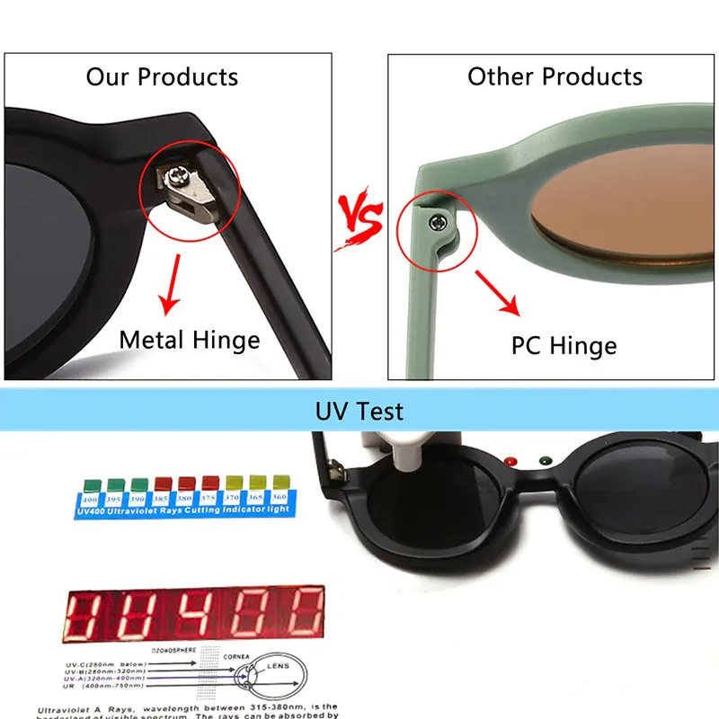 Lovely Round Shape Sunglasses with UV Protection For Kids