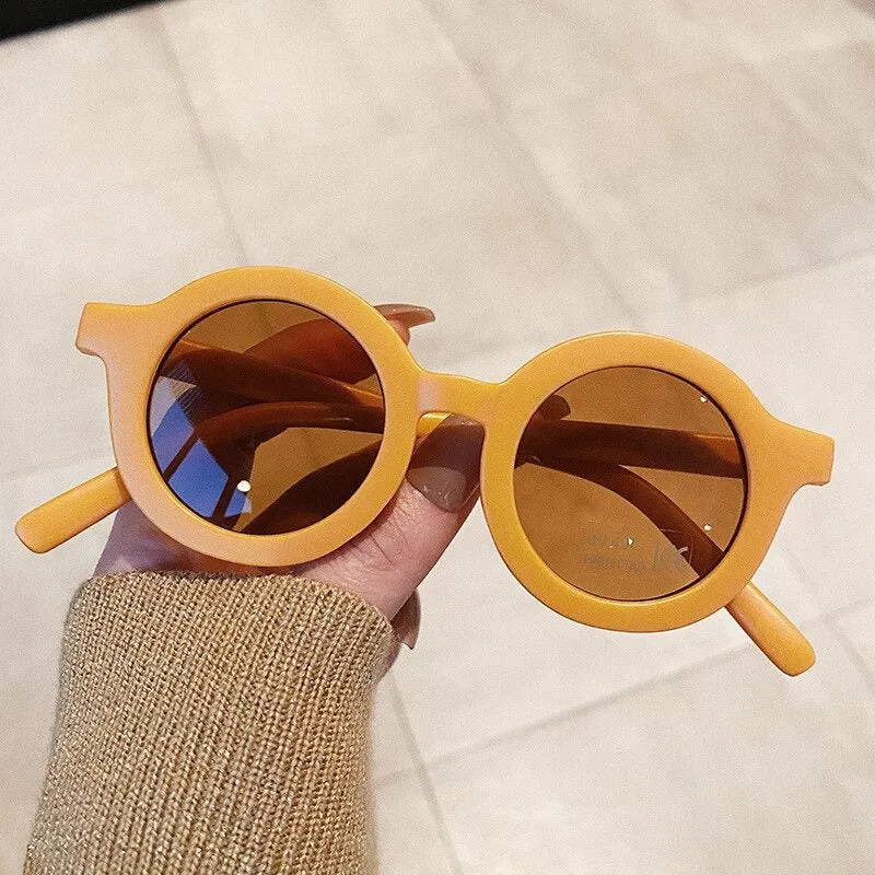 Lovely Round Shape Sunglasses with UV Protection For Kids