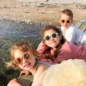 Lovely Round Shape Sunglasses with UV Protection For Kids