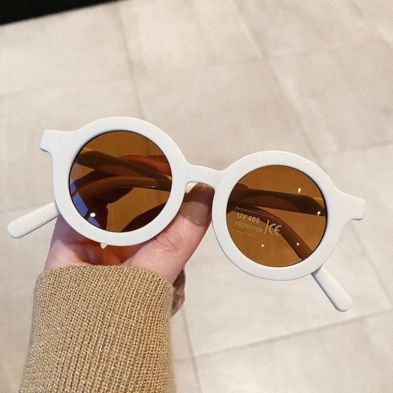 Lovely Round Shape Sunglasses with UV Protection For Kids