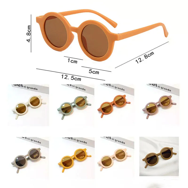 Lovely Round Shape Sunglasses with UV Protection For Kids