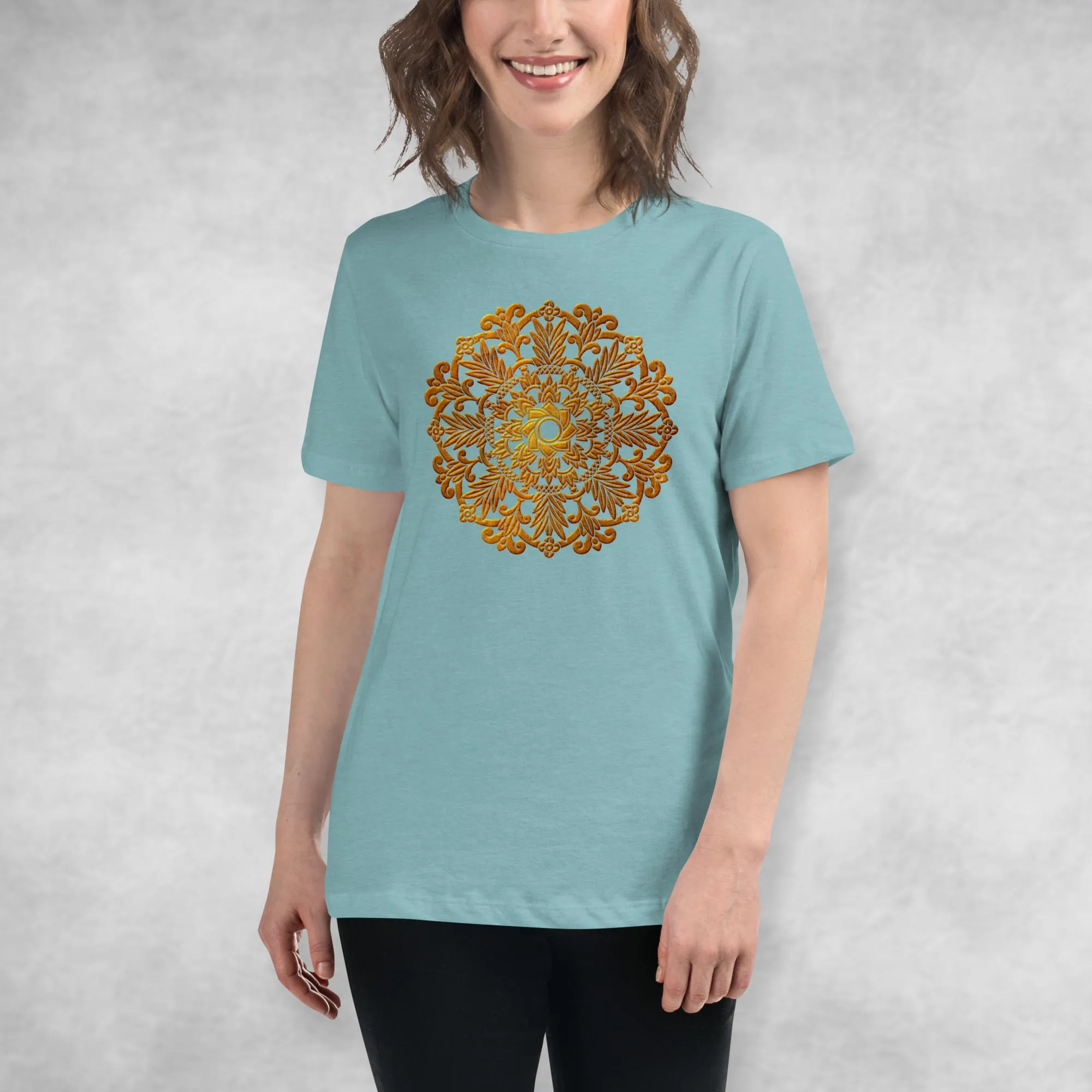 Mandala Gold - Relaxed Fit T-Shirt
