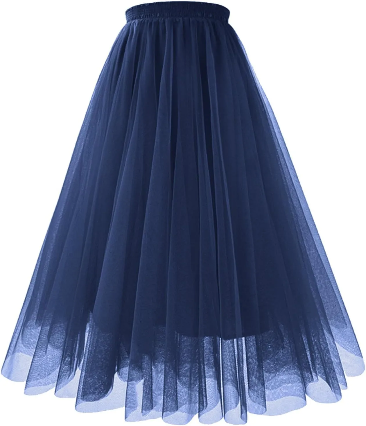 Maxi Skirt Women Tiered Layered Mesh Ballet Prom Party Tulle Tutu A Line Midi Skirt