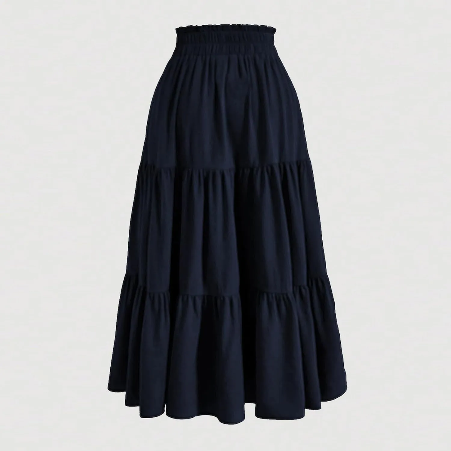 Maxi Skirts for Women 2025 Summer Fashion Flowy Pleated Long Skirt Casual Boho High Waisted Drawstring A Line Skirts