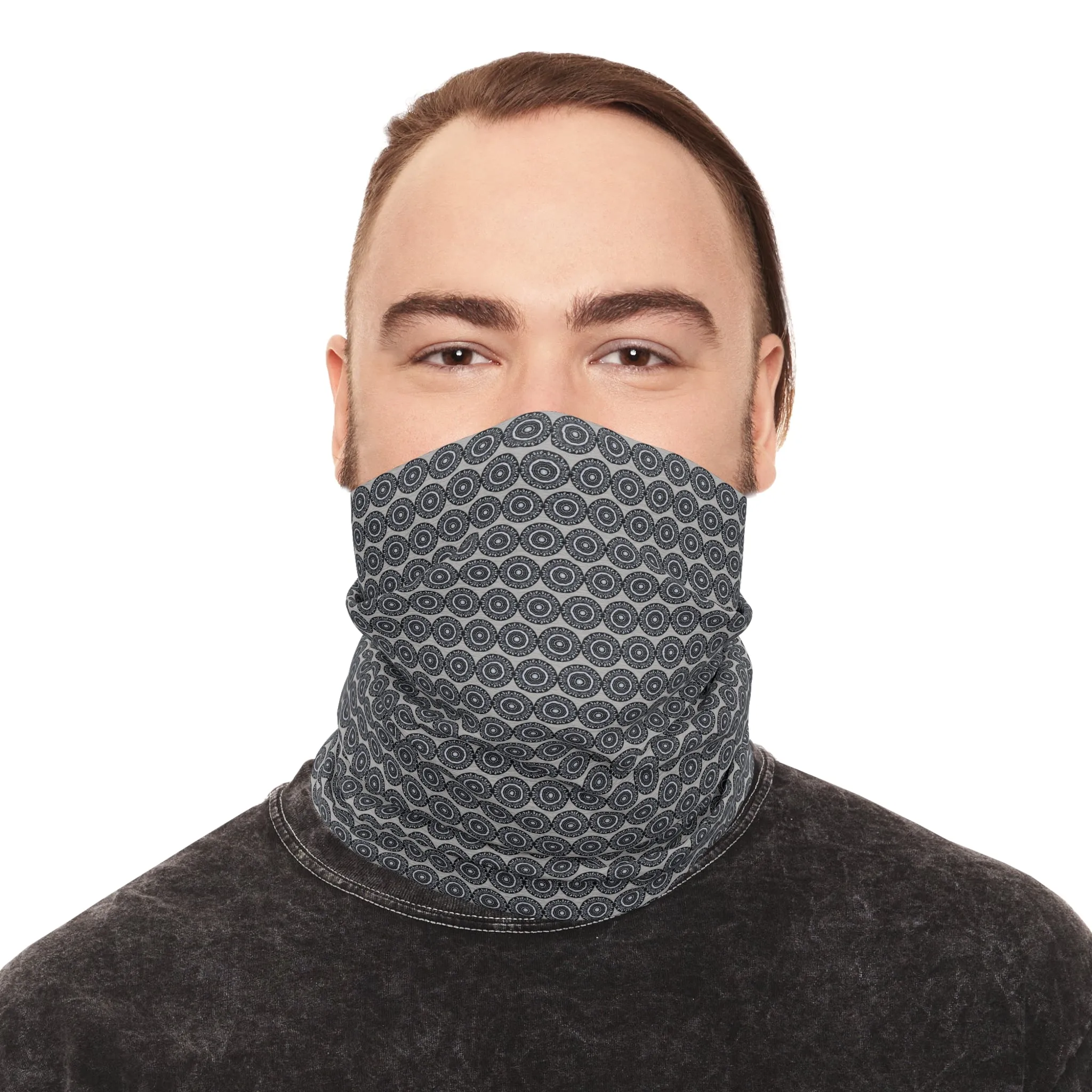 MAYA AOP Tube Scarf (Light Grey)