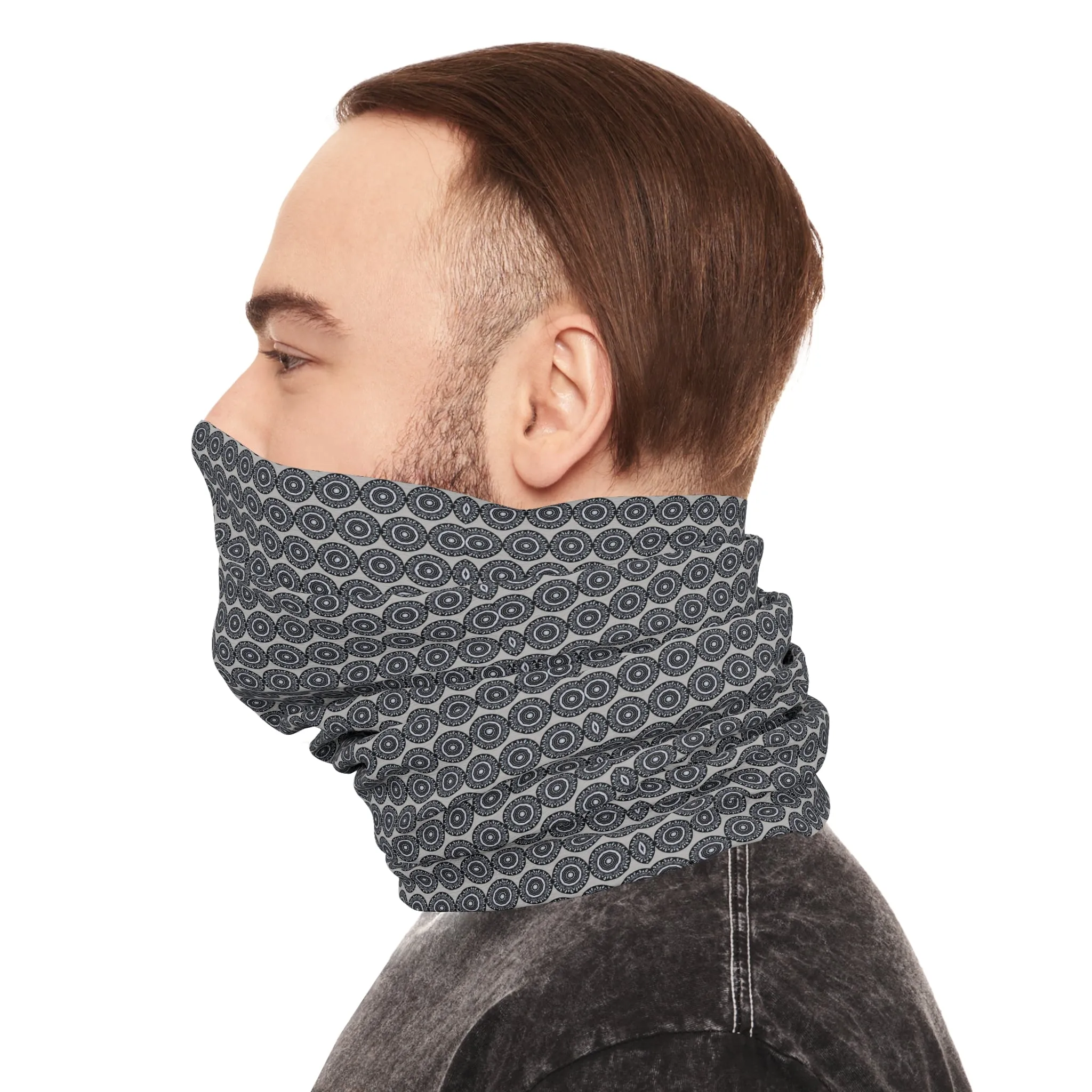 MAYA AOP Tube Scarf (Light Grey)