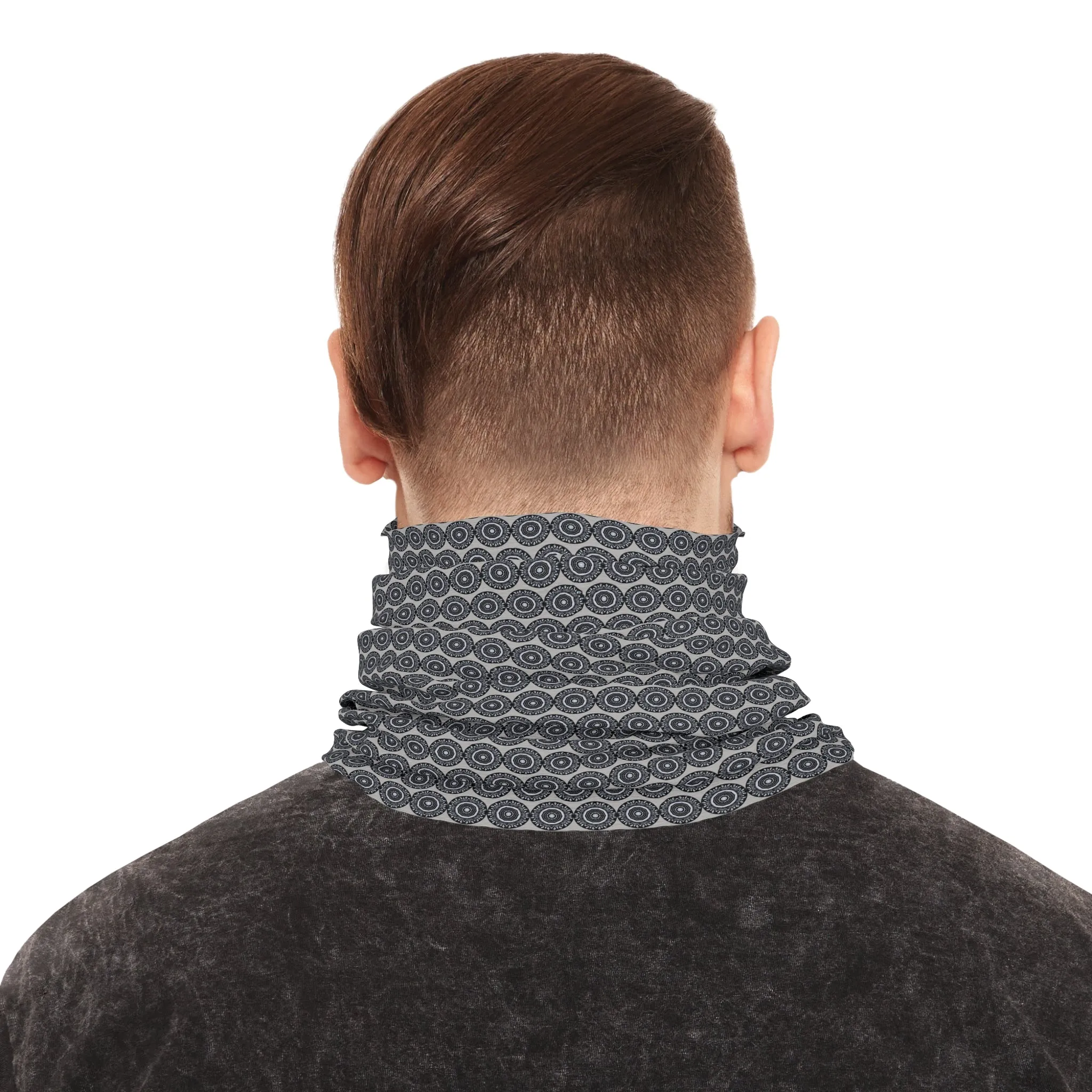 MAYA AOP Tube Scarf (Light Grey)