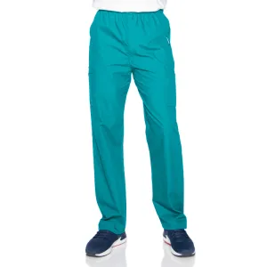 Men's 7-Pocket High-Rise Elastic Waist Cargo Pant - 8555 - Teal