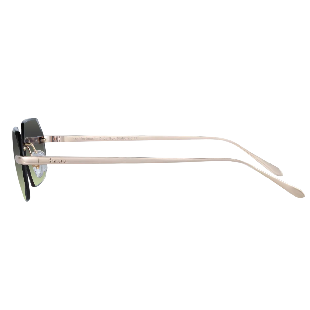 Men's Eyewear Diamond Cut Green
